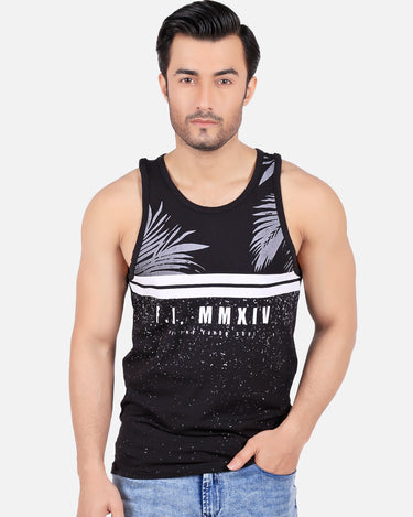 Men's Black Tank Top - FMTTS18-015