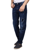 Men's Denim Blue Denim Jeans - FMBP19-035