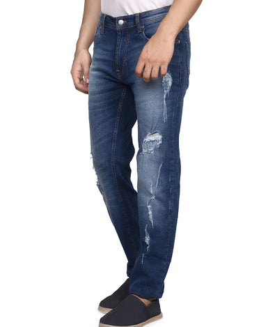 Men's Blue Denim Jeans - FMBP19-040