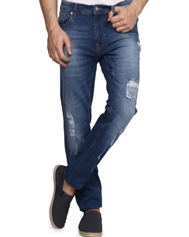 Men's Blue Denim Jeans - FMBP19-040