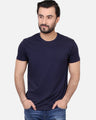 Men's Dark Purple Basic T-Shirt - FMTBT19-042