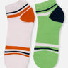 Multi Ankle Mercerized Socks - FAMSO21-016