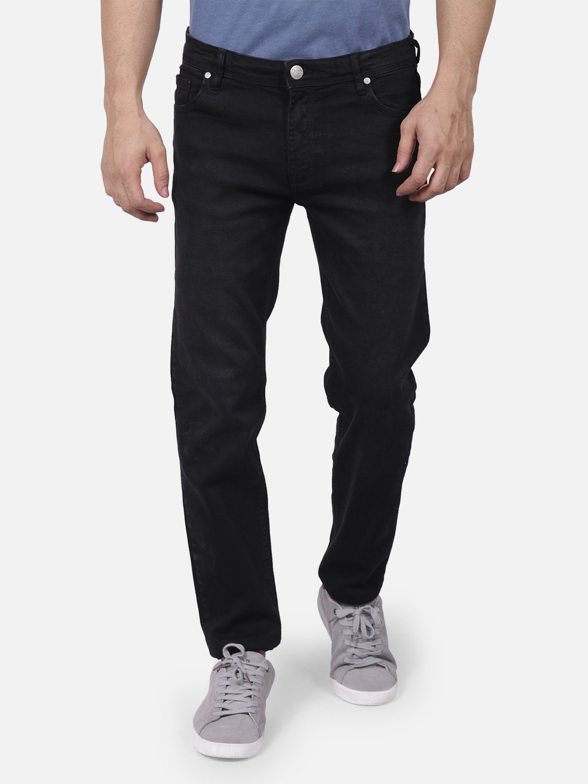Men's Black Denim Jeans - FMBP18-055