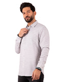 Men's Light Grey Casual Shirt - FMTS20-31309