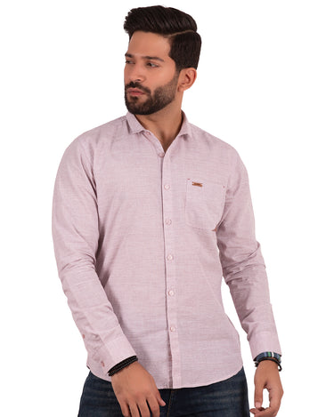 Men's Onion Pink Casual Shirt - FMTS20-31330