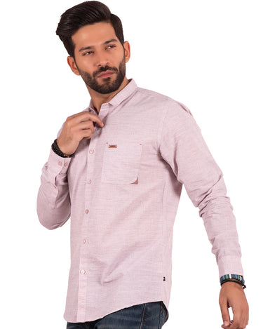 Men's Onion Pink Casual Shirt - FMTS20-31330