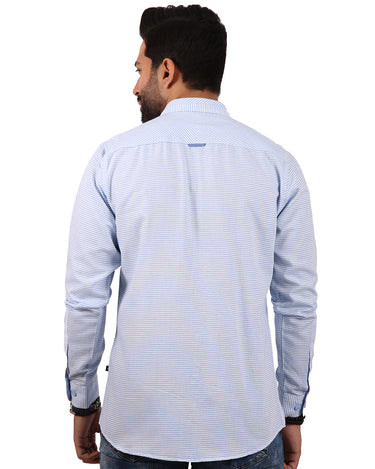 Men's Sky Blue Casual Shirt - FMTS20-31308