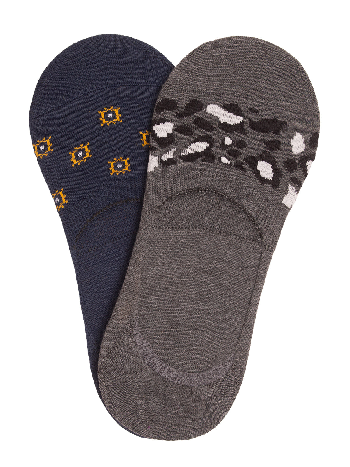 Pack Of 2 Multi No-Show Socks - FAMSO21-004