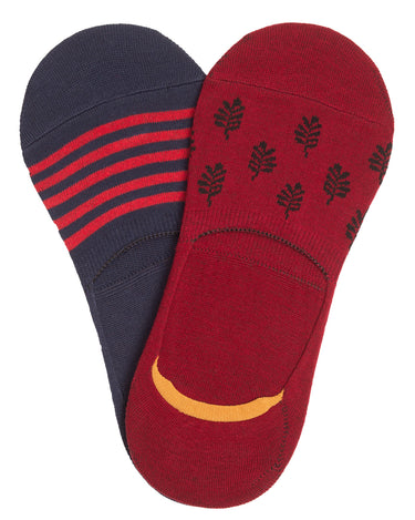 Pack Of 2 Multi No-Show Socks - FAMSO21-005