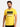 Men's Yellow Crew Neck Graphic Tee - FMTGT19-034