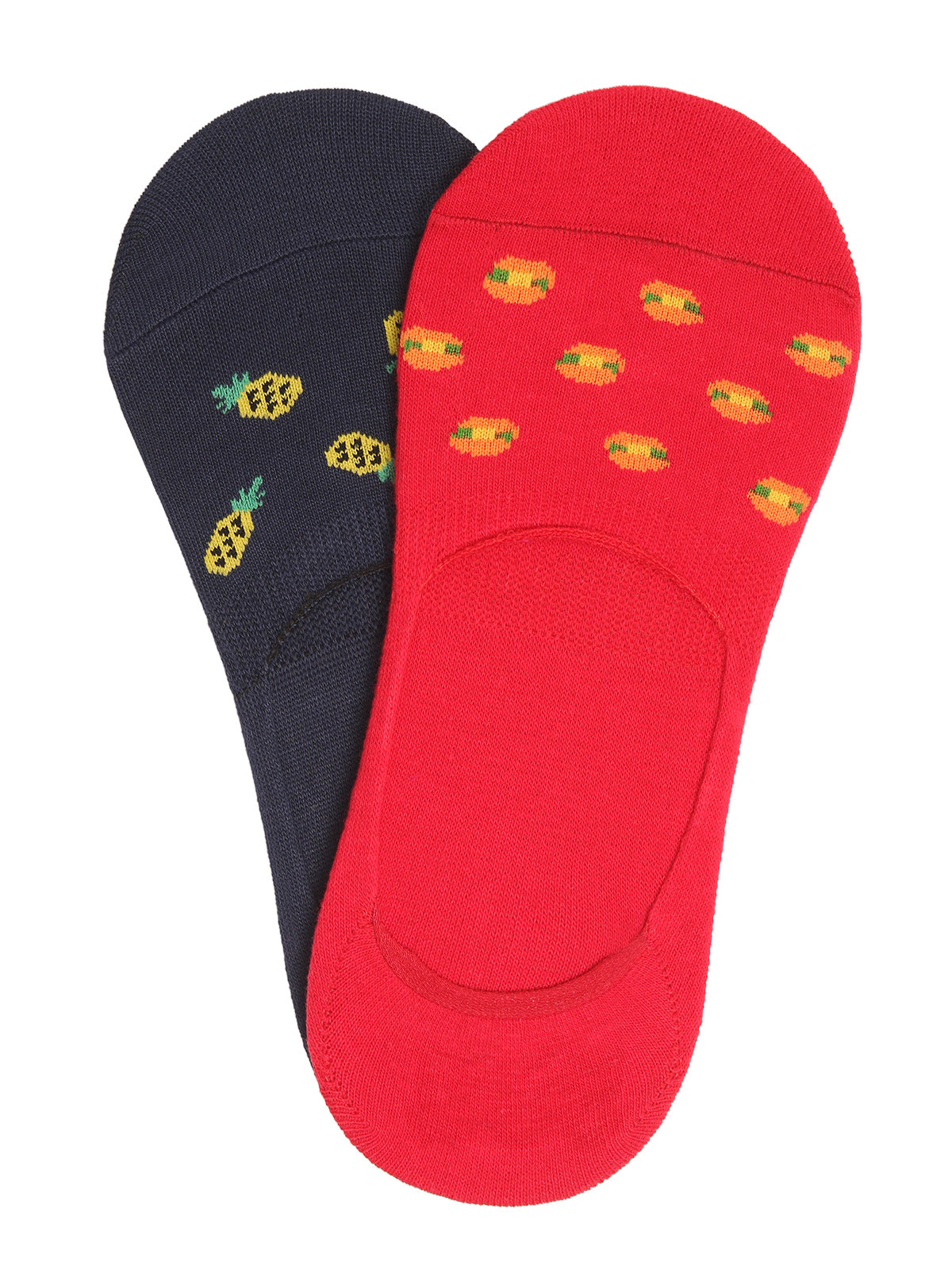 Pack Of 2 Multi No-Show Socks - FAMSO21-009