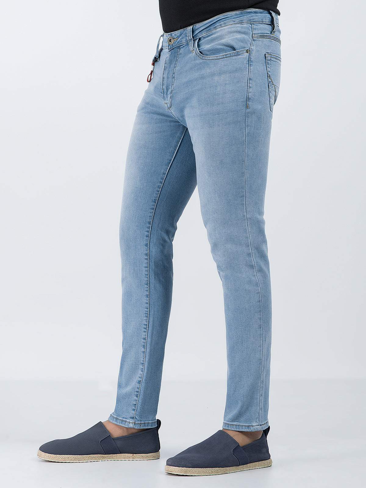 Men's Powder Blue Denim Jeans - FMBP20-024