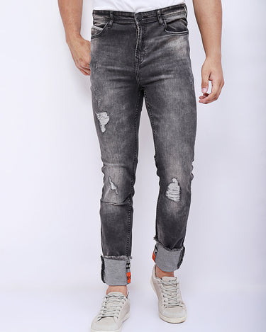 Men's Grey Denim Jeans - FMBP20-018