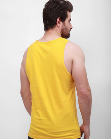 Men's Yellow Tank Top - FMTTR21-027