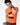 Men's Orange Crew Neck Graphic Tee - FMTGT20-016