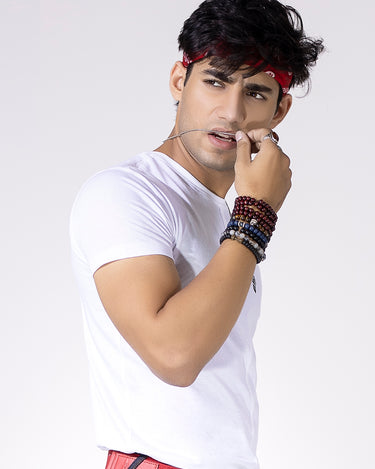 Men's White Classic Tee - FMTCT19-046