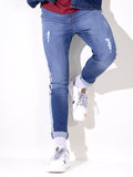 Men's Mid Blue Denim Jeans - FMBP20-005