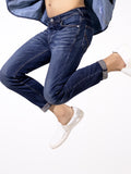 Men's Dark Blue Denim Jeans - FMBP20-011