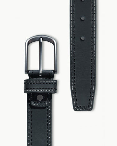 Black Leather Belt - FALB22-003