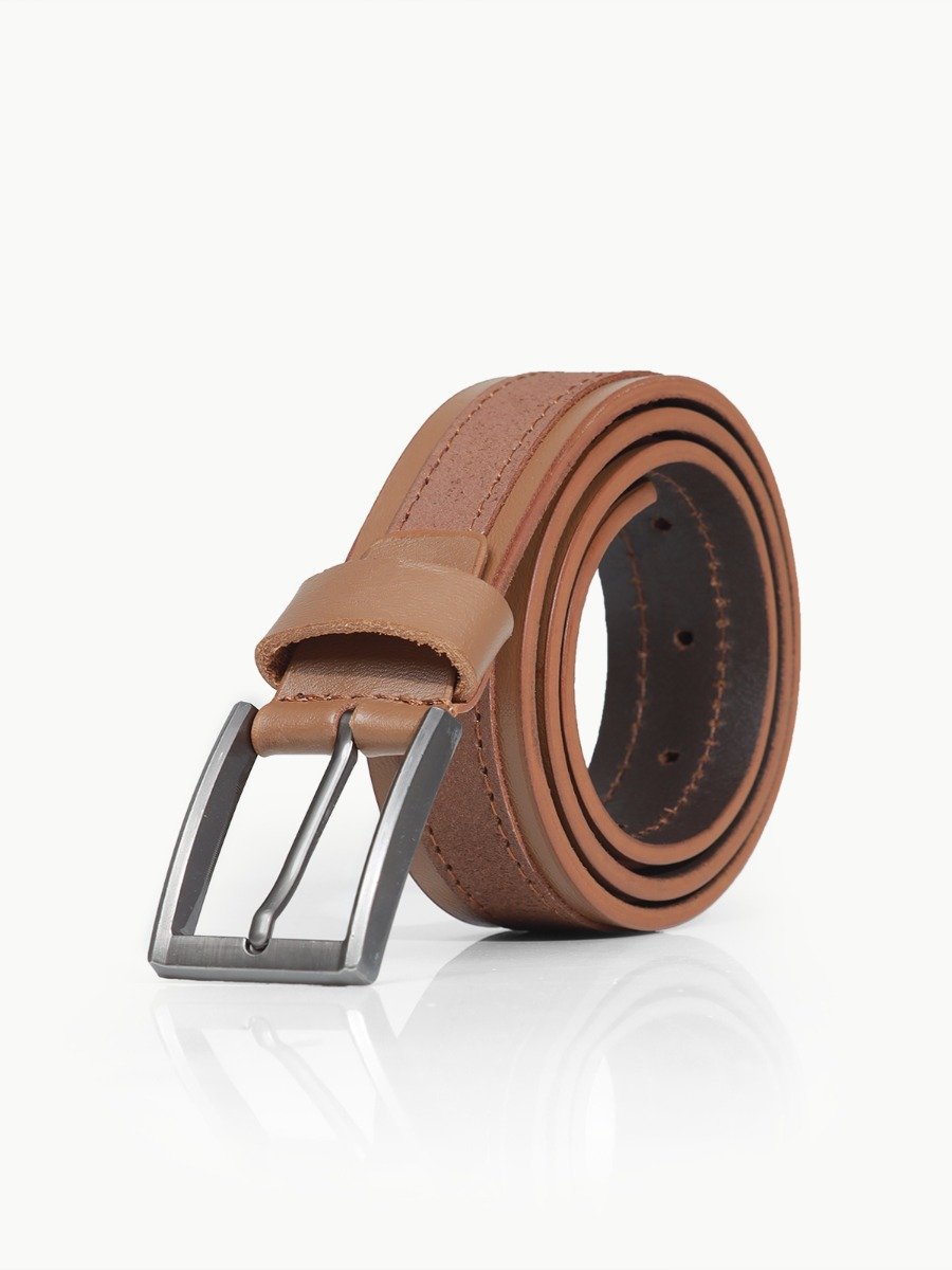 Brown Leather Belt - FALB22-008