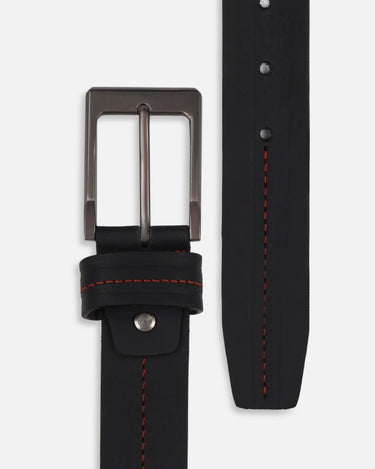 Black Leather Belt - FALB22-009