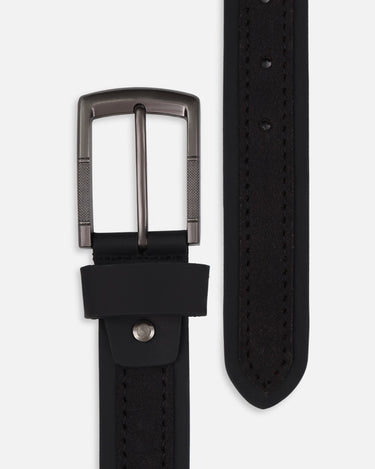 Black Leather Belt - FALB22-010