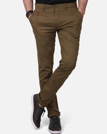 Men's Olive Chino Pant - FMBCP17-015