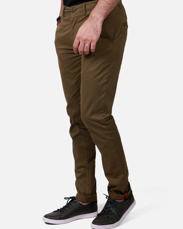 Men's Olive Chino Pant - FMBCP17-015