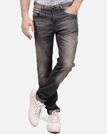 Men's Dark Grey Denim Jeans - FMBP18-008