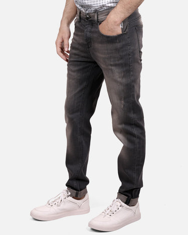 Men's Dark Grey Denim Jeans - FMBP18-008