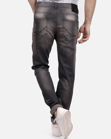 Men's Dark Grey Denim Jeans - FMBP18-008