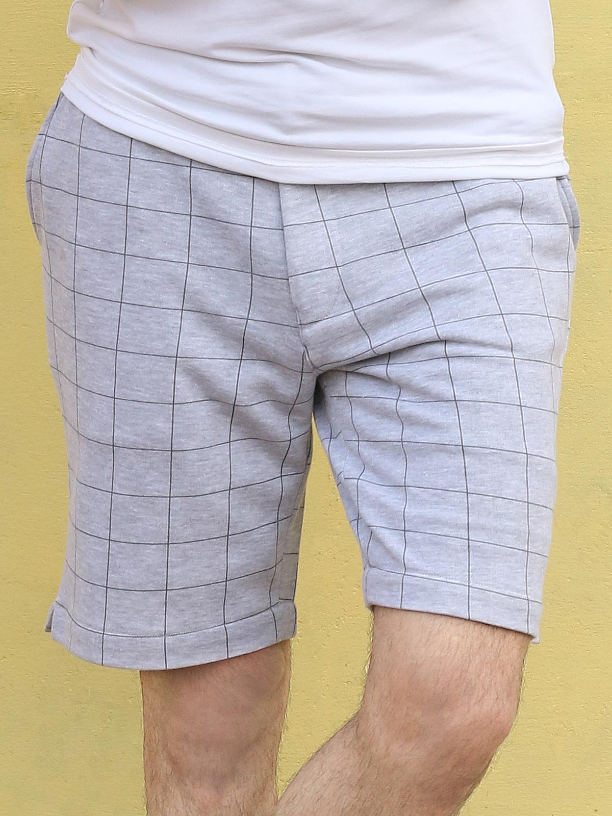 Men's Ash Grey Shorts - FMBSK18-003