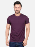 Men's Purple Basic T-Shirt - FMTBT19-065
