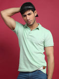 Men's Mint Green Polo Shirt - FMTCP19-014