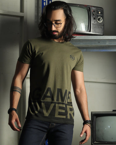 Men's Dark Olive Classic Tee - FMTCT19-033