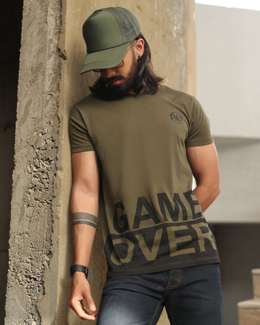 Men's Dark Olive Classic Tee - FMTCT19-033