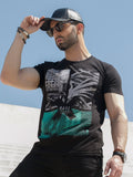 Men's Black Graphic Tee - FMTGT19-012