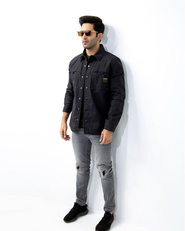 Men's Black Jacket - FMTJS21-002