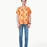 Men's Orange Casual Shirt - FMTS22-31679