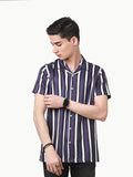 Men's Purple Casual Shirt - FMTS22-31703