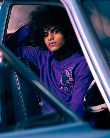 Men's Purple Sweatshirt - FMTSS21-005