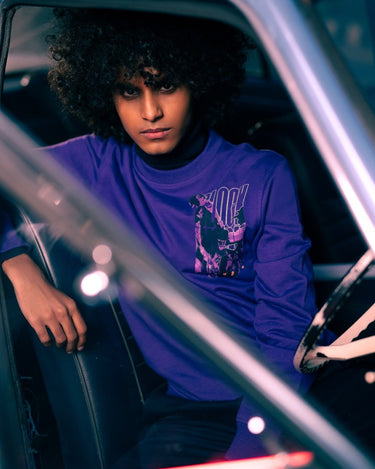 Men's Purple Sweatshirt - FMTSS21-005