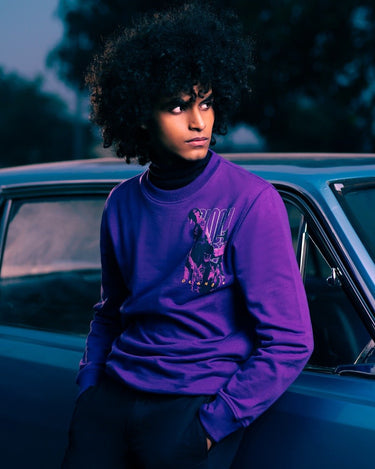 Men's Purple Sweatshirt - FMTSS21-005