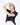 Women's Black Basic Tee - FWTBT23-008