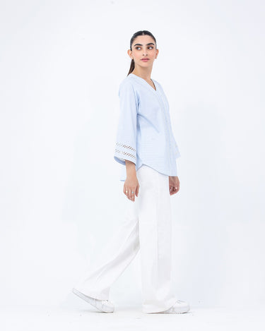 Women's Sky Blue Top - FWTTB23-022