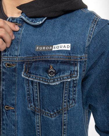Men's Mid Blue Denim Jacket - FMTJD21-006