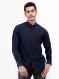 Men's Blue Casual Shirt - FMTS22-31537