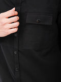 Men's Black Casual Shirt - FMTS21-31535