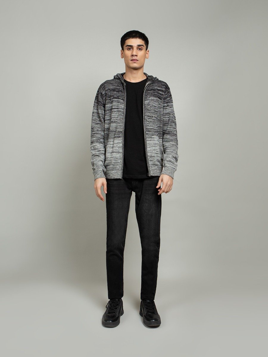 Men's Grey Sweater - FMTSWT22-020
