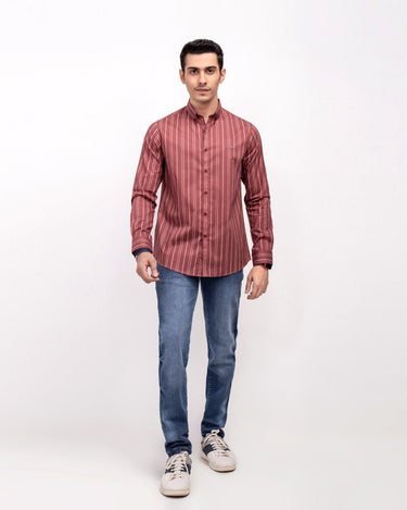 Men's Red Casual Shirt - FMTS22-31532